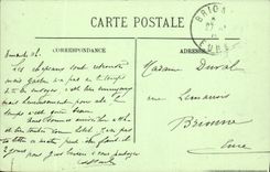 VINTAGE POSTCARD Drill of Fontainebleau Small Living room Louis XV