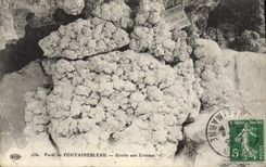 CPA Foret de Fontainebleau Grotte Aux Cristaux