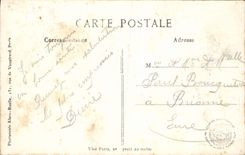 CPA Eglise de Saint Hilaire Pres Mourmelon apres le bombardement Militaria