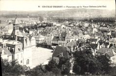 VINTAGE POSTCARD Castle Chierry Panorama On the Old Castle