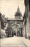 Puerta y basílica negras Jean de Besanzón de la POSTAL de la VENDIMIA les Bains Saint