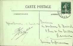 Panorama de Gerardmer de la POSTAL de la VENDIMIA tomado del observatorio de Pheny