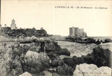 CPA Cannes ile St Honorat Le Chateau