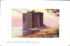 CPA Cannes Vieux Chateau Saint Honorat Ile de Lerins