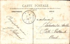 VINTAGE POSTCARD Chambéry the Fountain of the Elephants