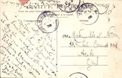 VINTAGE POSTCARD Moissac University of Young girls