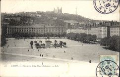 CPA Lyon Ensemble de la Place Bellecour