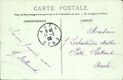 POSTAL Lyon de la VENDIMIA junto del lugar de Bellecour