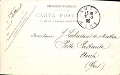 VINTAGE POSTCARD Arles Cathedral Trophime Saint the cloister