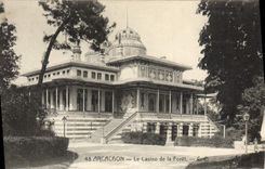 VINTAGE POSTCARD Arcachon the Casino of the drill