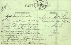 VINTAGE POSTCARD Floods of Paris January 1910 the House of Commons