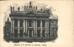 POSTAL Roma Basilica di Juan de la VENDIMIA en Laterano
