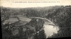 CPA Gargilesse Boucle de la Creuse et le Moulin de la Prune