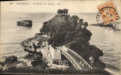 CPA Biarritz Le Rocher du Basta