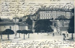 CPA Geneve Plage Neuve Et Terrasse De La Treille