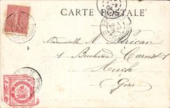 VINTAGE POSTCARD Geneva New Beach And Terrace Of the Treillised vineyard