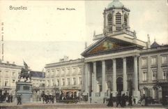 La POSTAL Bruselas de la VENDIMIA coloca real