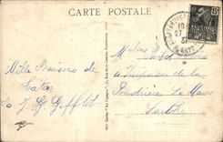 Besos de la POSTAL mil de la VENDIMIA de Estrasburgo
