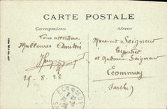 VINTAGE POSTCARD St Nazaire Boulevard of the Ocean