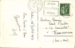 VINTAGE POSTCARD Sedan Entered of the Strong Castle