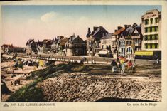 CPA Aux Sables D'Olonne Un Coin de la Plage Hotel du Parc