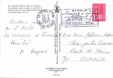 CPM Saint Malo Au Premier Plan a Quai le Car Ferry Plymouth 