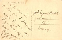 VINTAGE POSTCARD Lunar St the beach