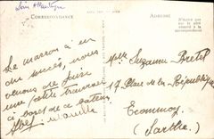VINTAGE POSTCARD Saint Nazaire the Saint Christophe Bateau of Mindin