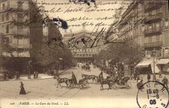 CPA Paris La Gare du Nord