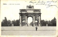 CPA Paris L'Arc Des Tuileries