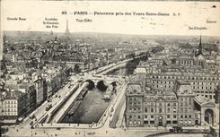 CPA Paris Panorama Pris des Tours Notre Dame