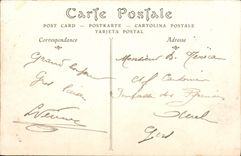 VINTAGE POSTCARD Paris View of the Bridge Alexandre III and the esplanade seen from of the Large palace