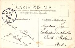 Los lugares de Toulon de la POSTAL de la VENDIMIA de armas limpian la autoridad portuaria