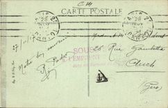 VINTAGE POSTCARD Paris Arena Romans Street Monge