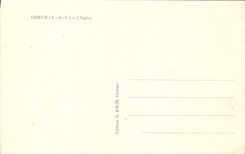 VINTAGE POSTCARD Gizeux the Church