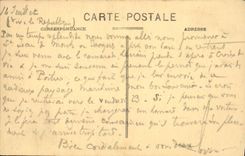 VINTAGE POSTCARD Sion close Croix de Vie the bored rock has rising tide