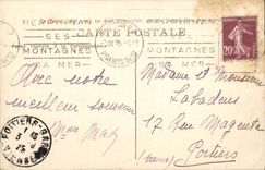 VINTAGE POSTCARD the Vermilion Dimension Canet Beach