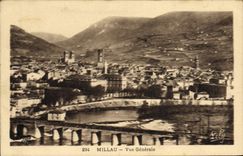 VINTAGE POSTCARD Millau View