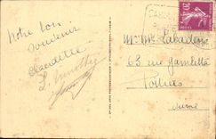 Reina de Trouville de la POSTAL de la VENDIMIA de las playas la playa vista del hotel luxe de Trouville De