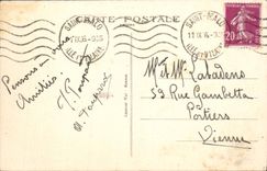 VINTAGE POSTCARD Holy Malo Sea Breaking On the Walls