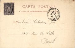 Pieza meridional de Chartres de la POSTAL de la VENDIMIA de la catedral