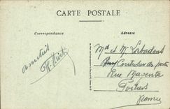 VINTAGE POSTCARD Camp of Courtine Buildings 1st Militaria brigade