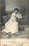 VINTAGE POSTCARD the Toilet of Auscitaine Woman