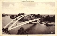 CPA Castelmoron Le pont