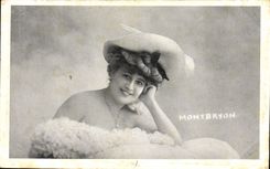 VINTAGE POSTCARD Fantasy Montbryon Woman