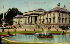 CPA Tours Le Palais de Justice