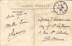 VINTAGE POSTCARD At the edge of the lake Woman