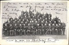 CPA Musique De La Garde Republicaine Militaria