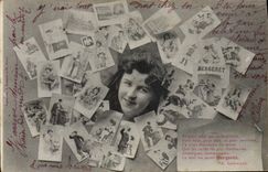 VINTAGE POSTCARD Fantasy Bergeret Women