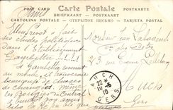 VINTAGE POSTCARD Cahors Tours and Vault of the Gambetta College